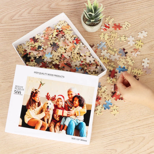 Personalized Handcrafted Wooden Jigsaw Puzzle