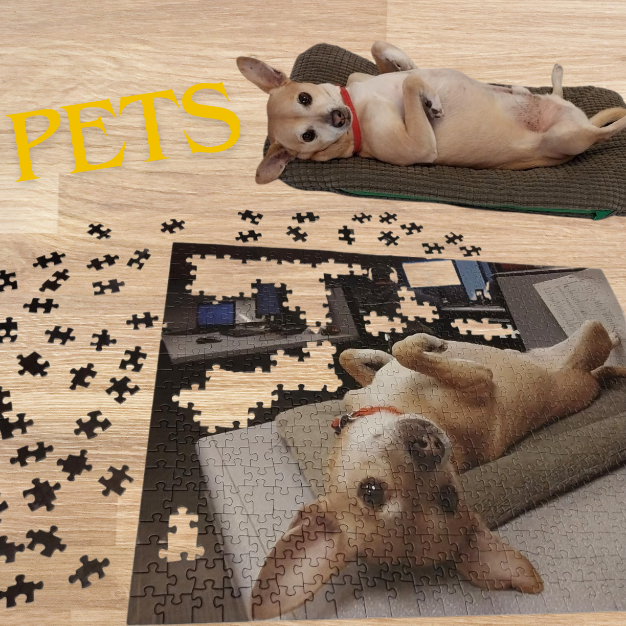 Personalized Handcrafted Wooden Jigsaw Puzzle