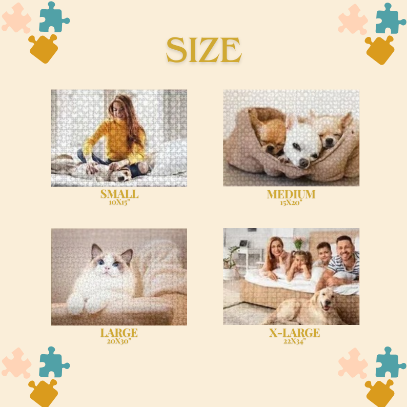 Personalized Handcrafted Wooden Jigsaw Puzzle